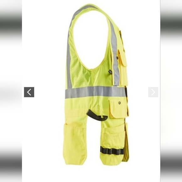 Blaklader Hi-Vis Utility Vest - Yellow - Picture 3 of 5